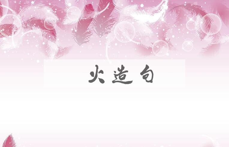 用内火造句