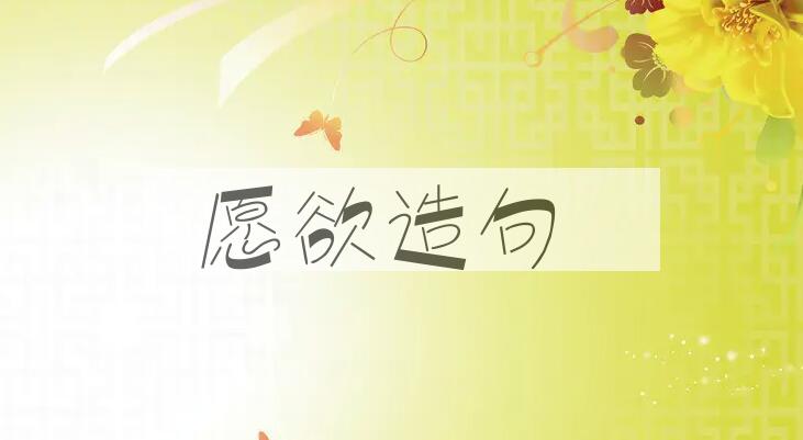 用愿欲造句