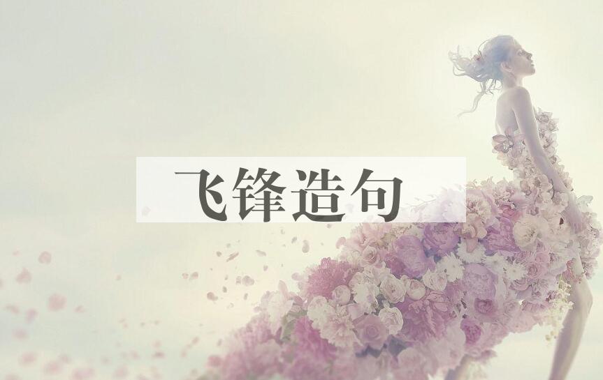 用飞锋造句