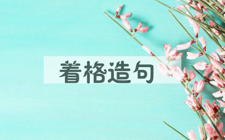 用着格造句