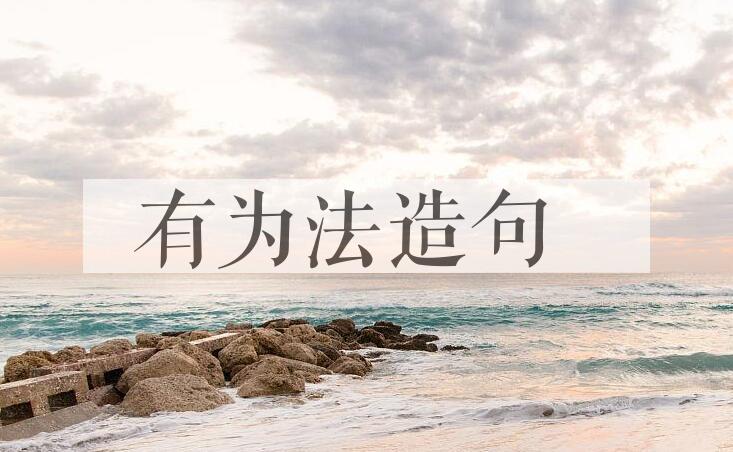 用有为法造句