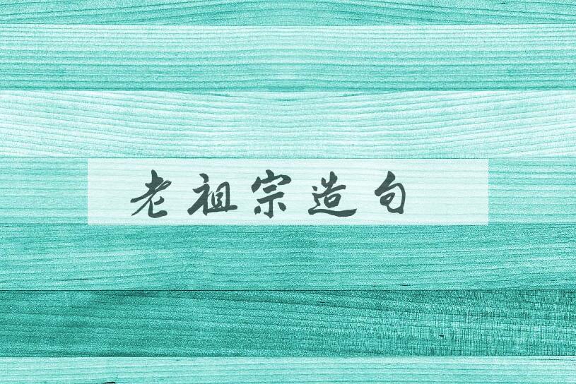 用老祖宗造句