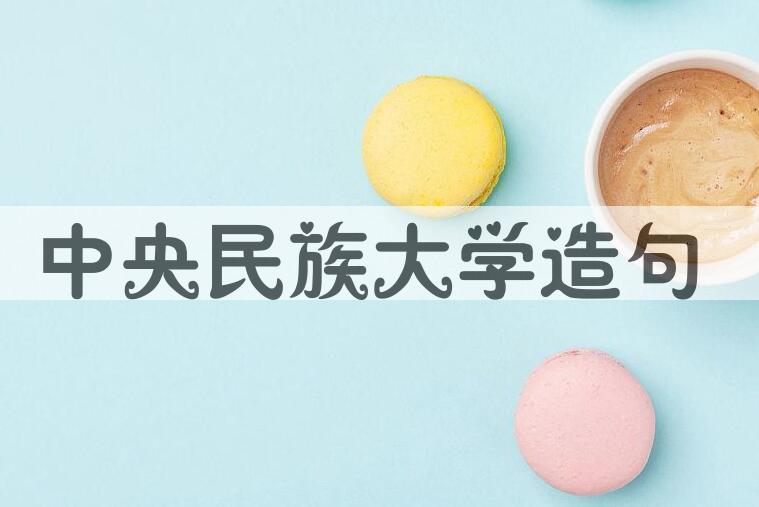 用中央民族大学造句