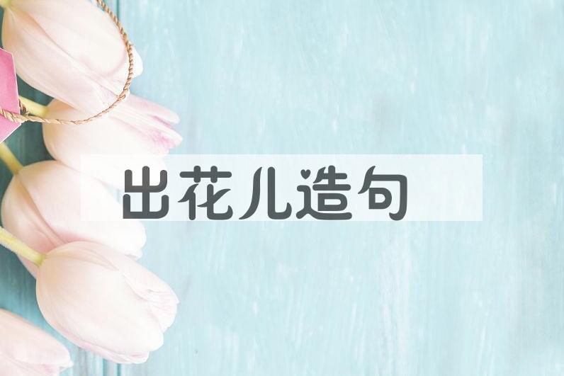 用出花儿造句