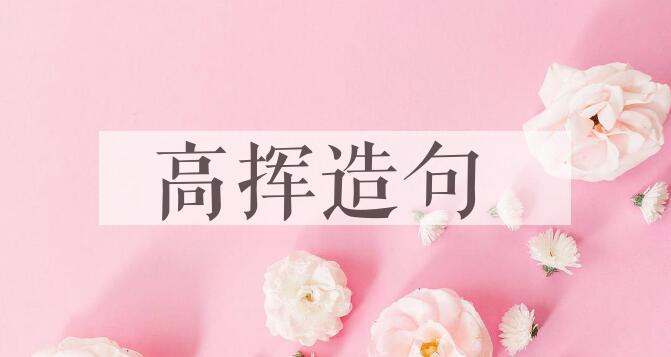 用高挥造句