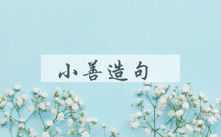 用小善造句