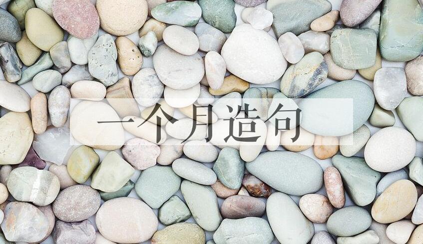 用一个月造句