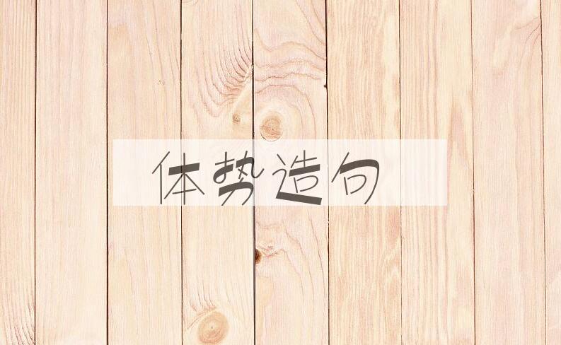 用体势造句