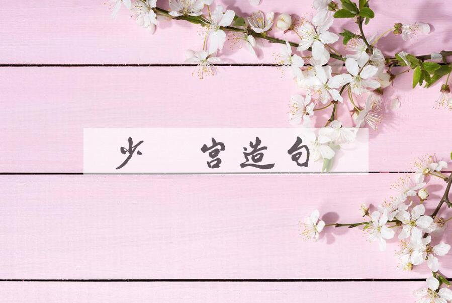 用少年宫造句