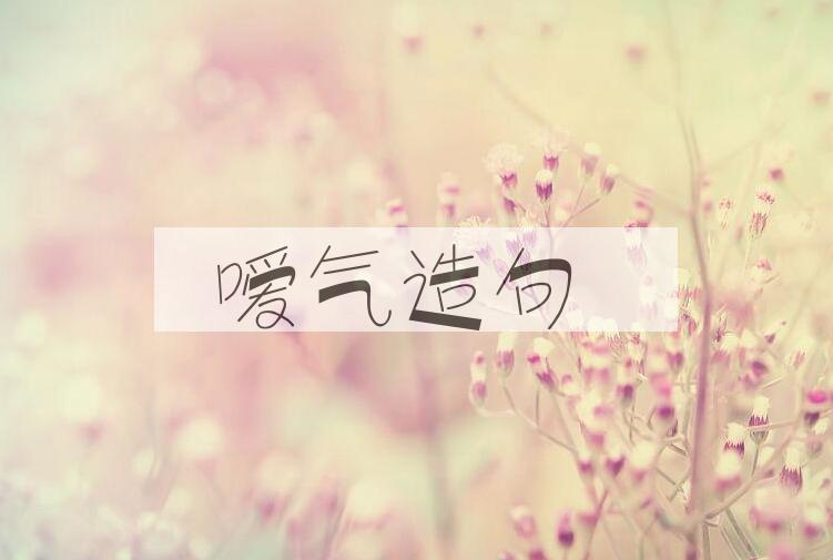 用嗳气造句