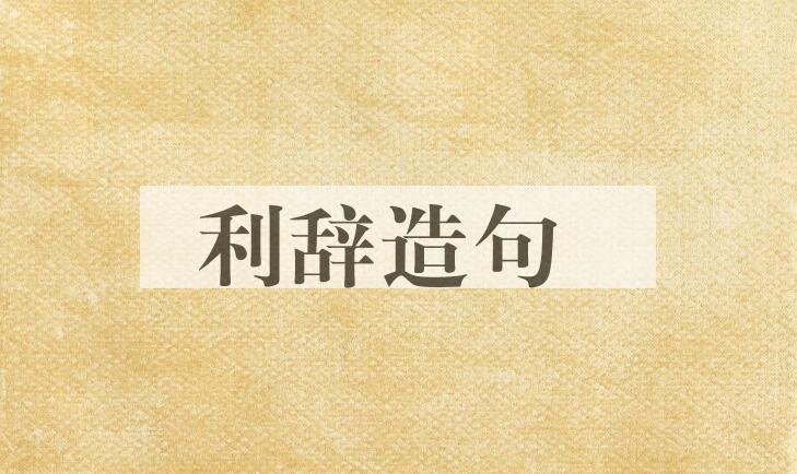 用利辞造句