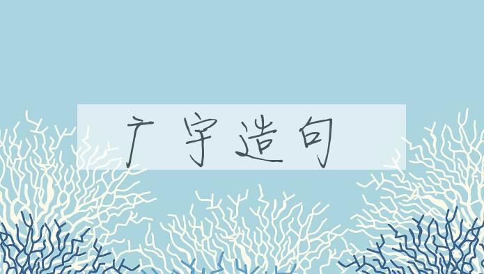 用广宇造句