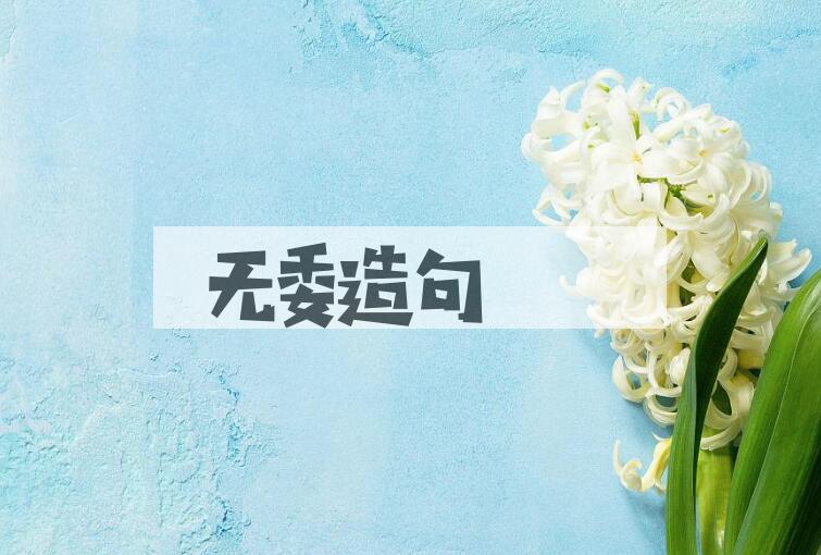 用无委造句