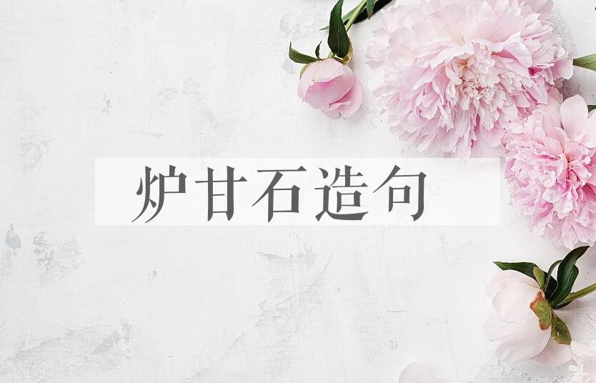 用炉甘石造句
