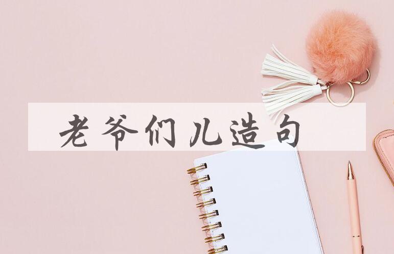 用老爷们儿造句