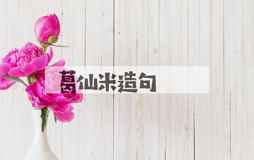 用葛仙米造句