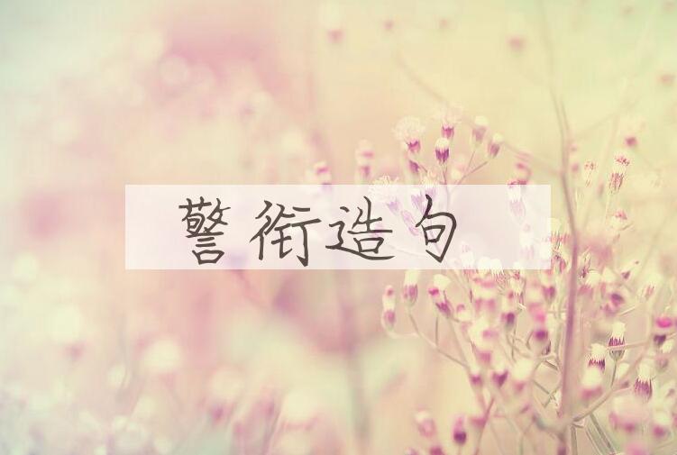 用警衔造句