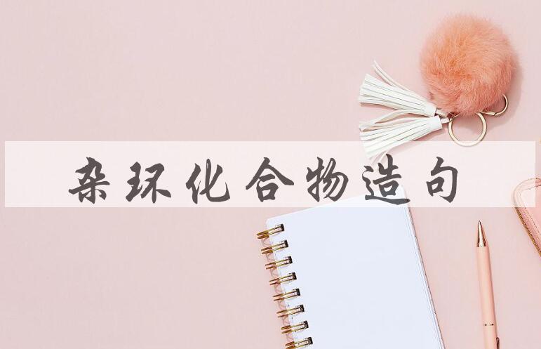 用杂环化合物造句