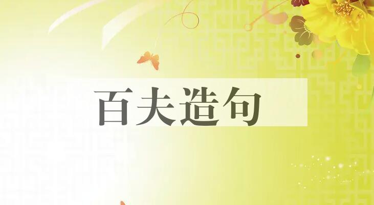 用百夫造句