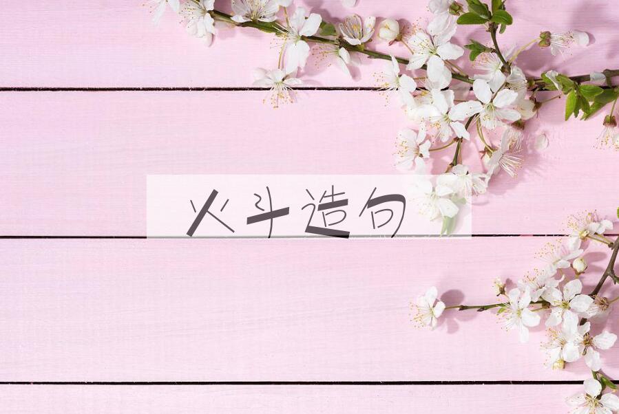用火斗造句