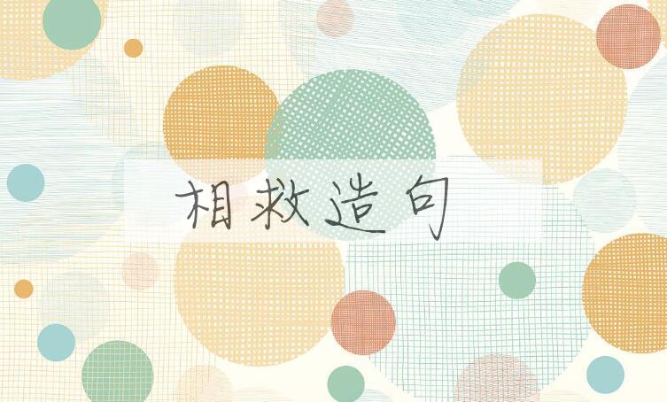 用相救造句