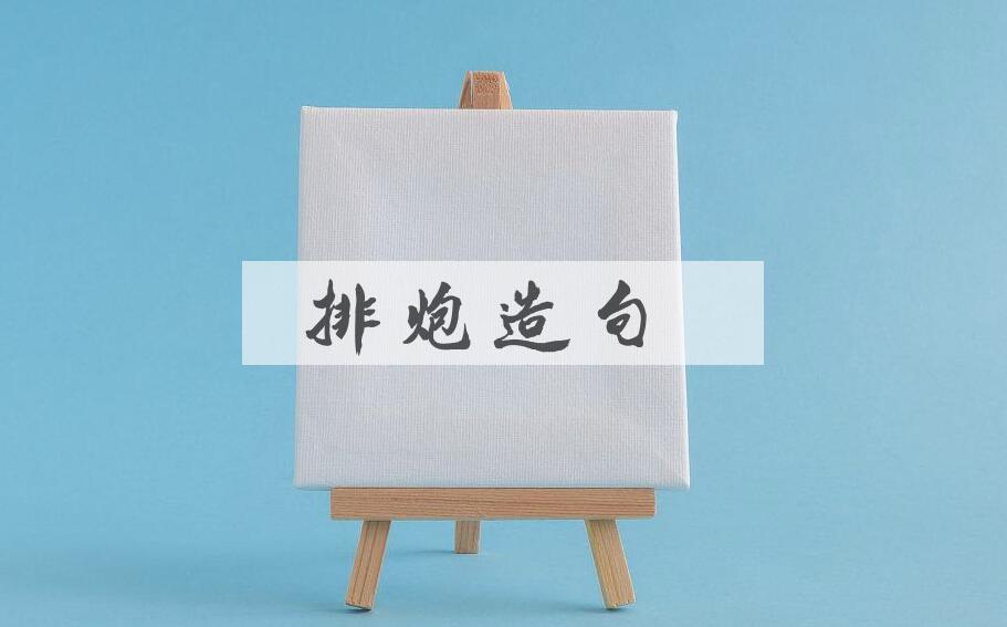 用排炮造句