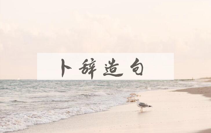 用卜辞造句