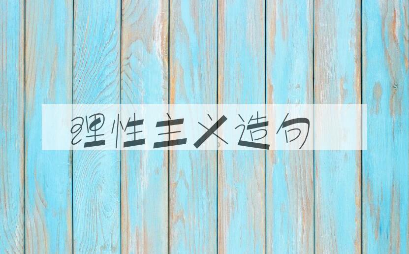 用理性主义造句