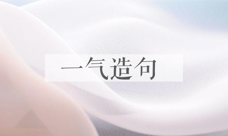 用一气造句