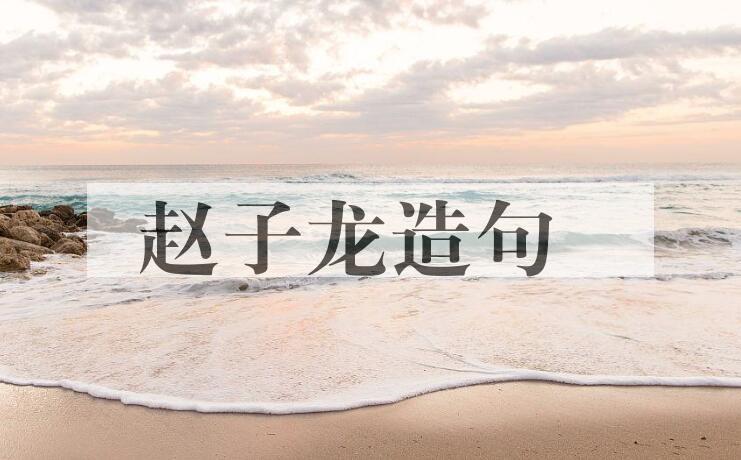 用赵子龙造句