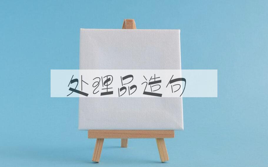 用处理品造句