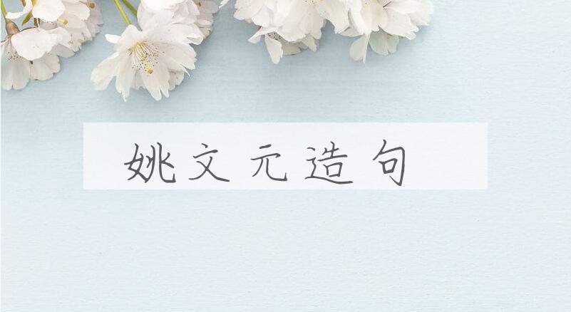 用姚文元(1931- )造句