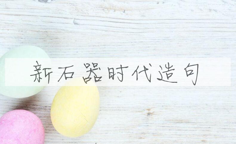 用新石器时代造句