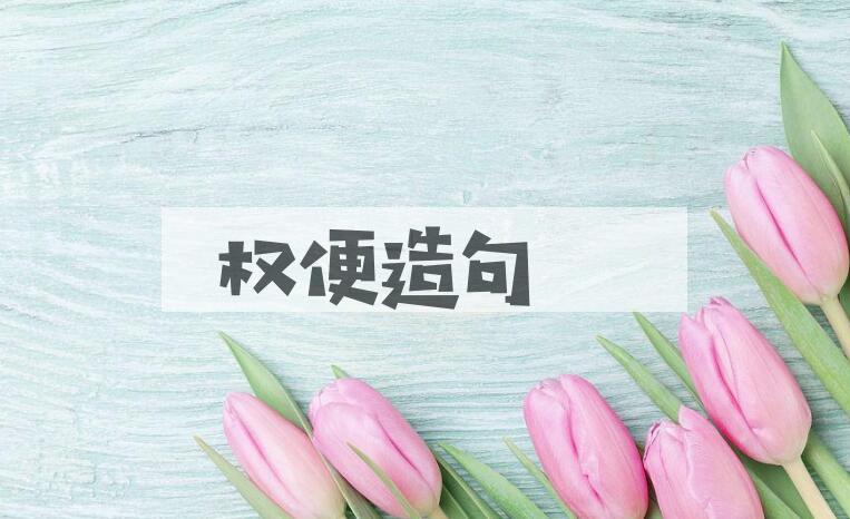 用权便造句