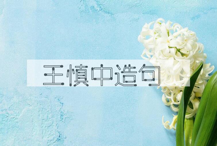 用王慎中(1509-1559)造句