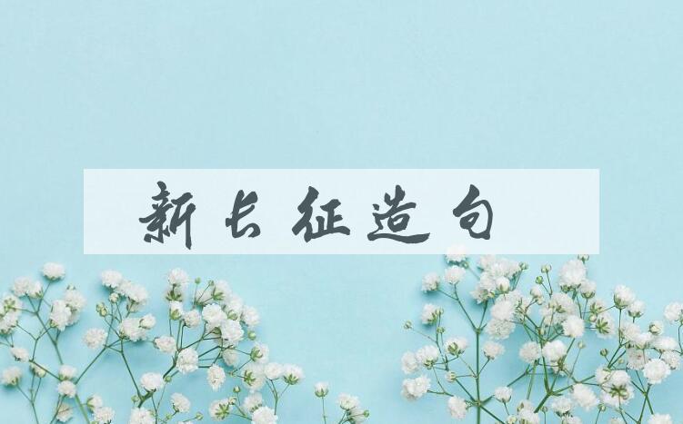 用新长征造句