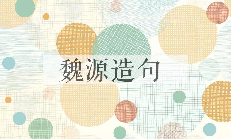 用魏源造句