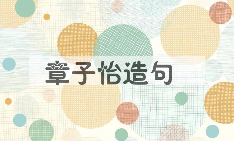 用章子怡造句