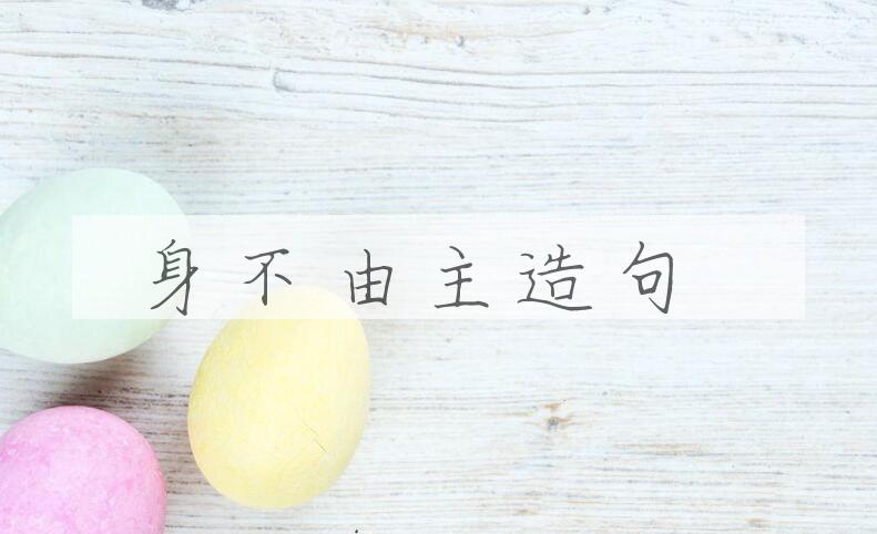 用身不由主造句