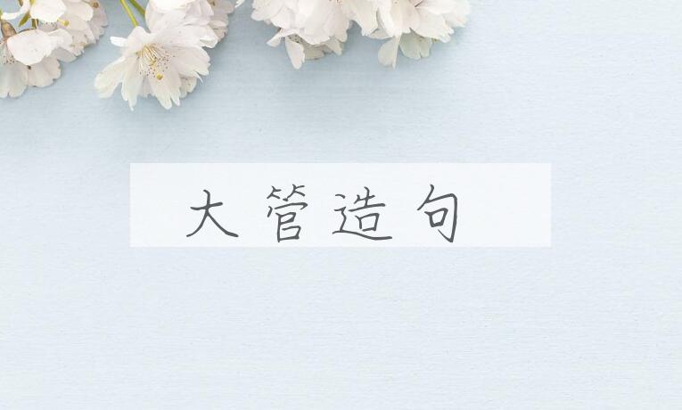 用大管造句