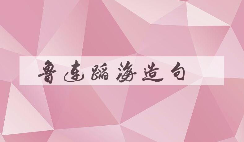 用鲁连蹈海造句