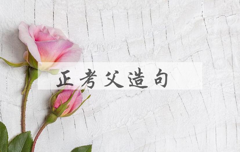 用正考父造句