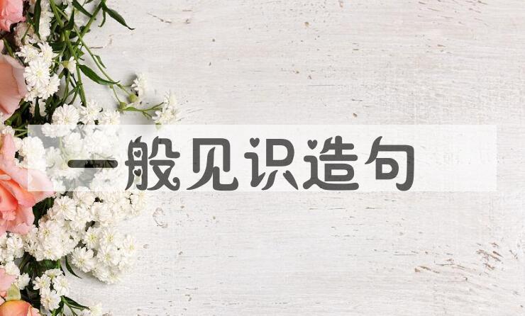 用一般见识造句