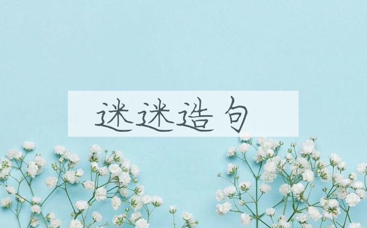用迷迷造句