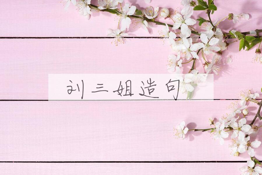 用刘三姐造句