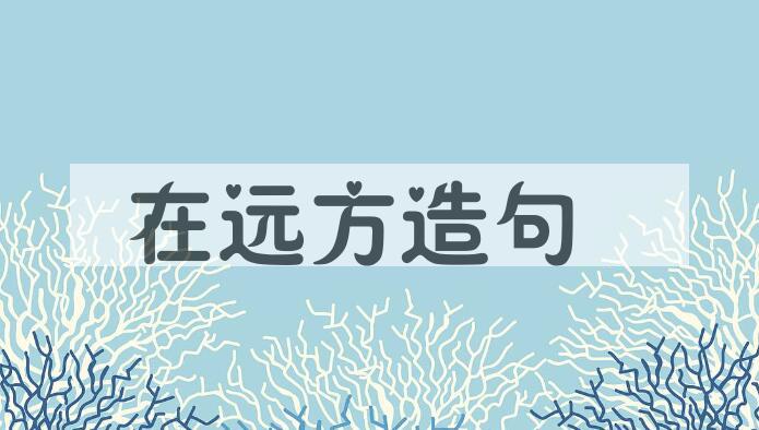 用在远方造句