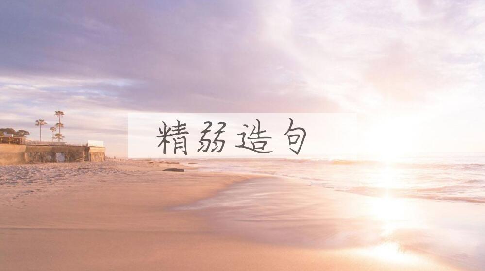 用精弱造句