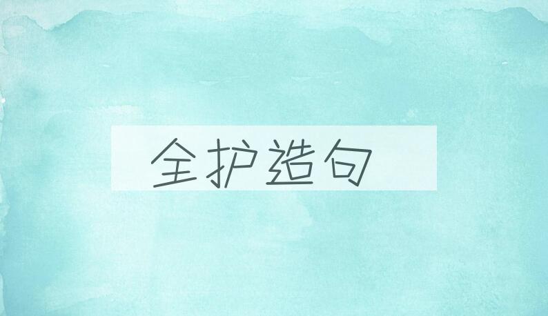 用全护造句