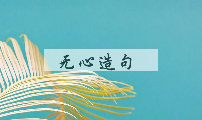 用无心造句