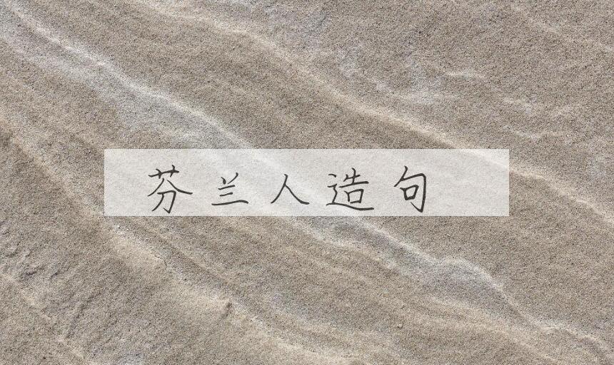 用芬兰人造句
